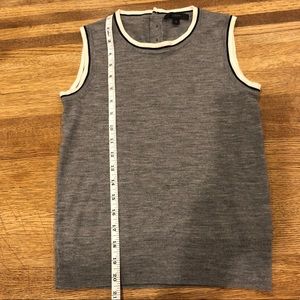 J. Crew sweater vest XS heather grey